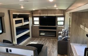 Luxury family camping