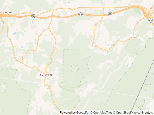 Map of Savage River Lodge location at Frostburg, MD, United States