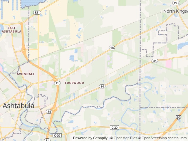 Map for Family friendly fun near Akron, OH