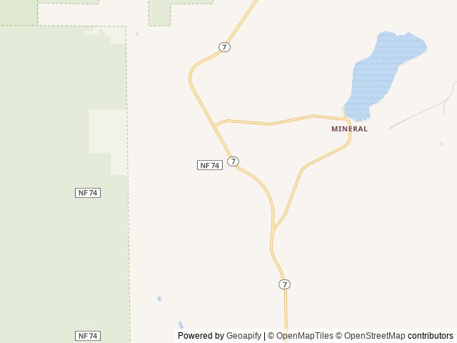 Map of Stargazer Dome location at Mineral, WA, United States
