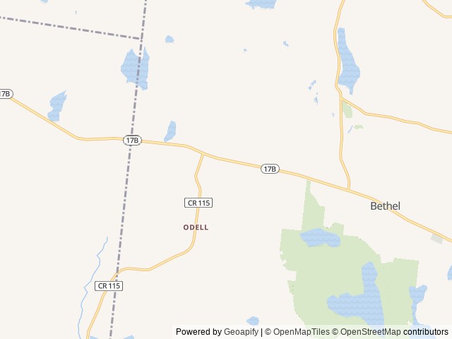 Map of Yasgur Road Campground location at Bethel, NY, United States