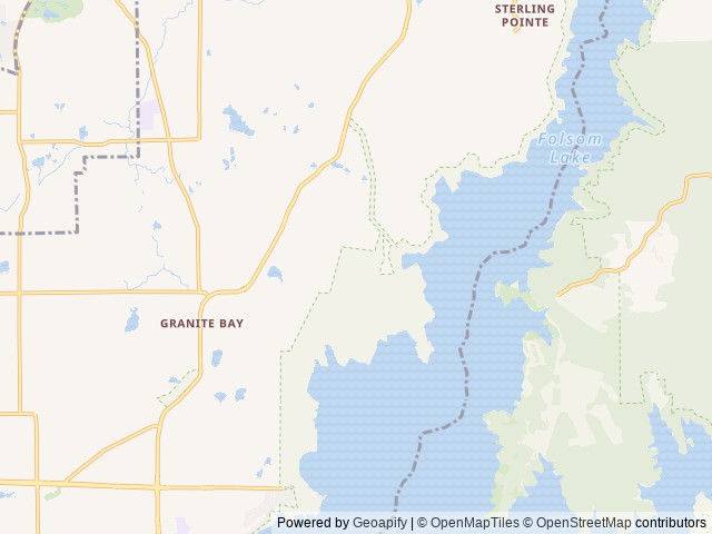 Map for 2022 Forest River RV Rockwood Mini Lite 2509S near Granite Bay, CA