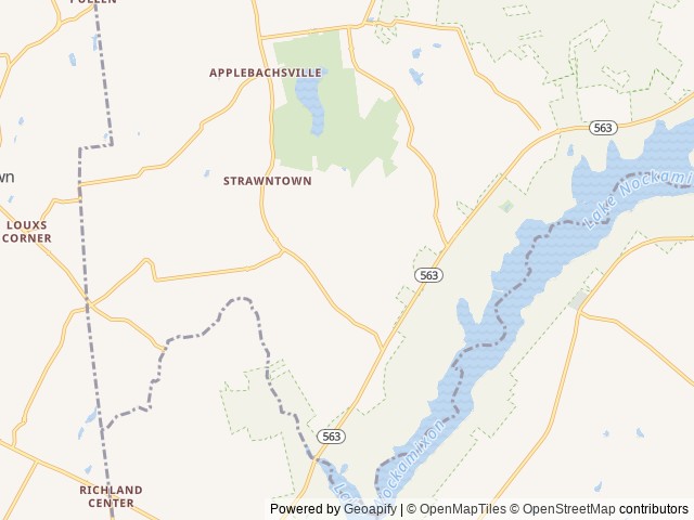 Map of Little Red Barn Campground location at Quakertown, PA, United States