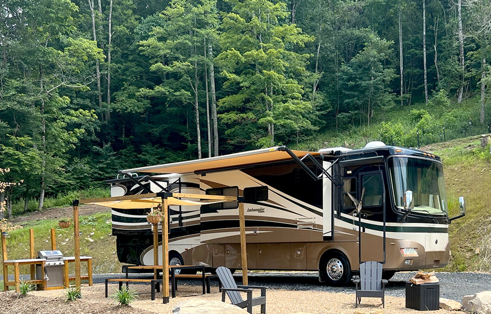 The Amell Class A Motorhome @The Barlow