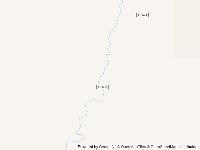 Map of Rattlesnake location at Emmett, ID, United States