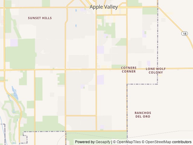 Map for 2017 Keystone Cougar Lite, Luxury Condo on Wheels! near Apple Valley, CA
