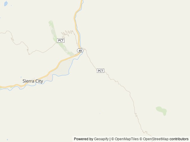 Map of Wild Plum location at Nevada City, CA, United States