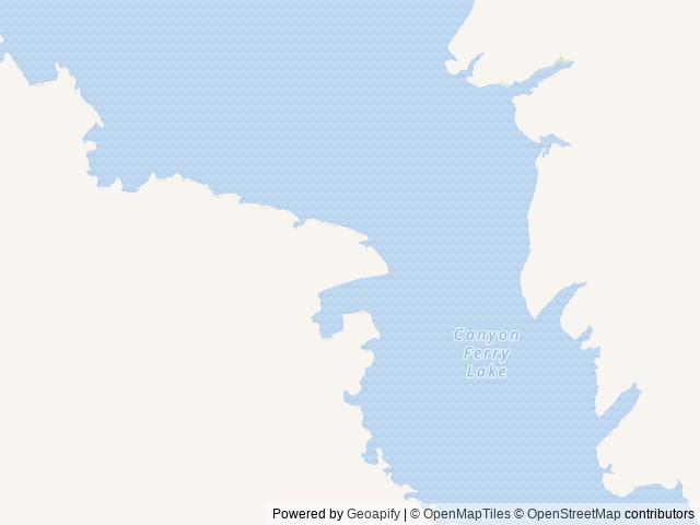 Map of White Earth Campground location at Helena, MT, United States
