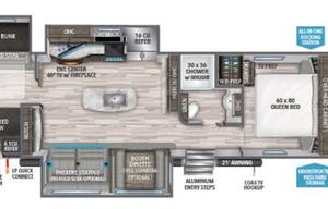 Family-Ready Grand Design | Private Kids Bunk Room