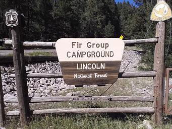 USFS sign for Fir Group