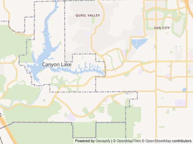 Map for 2022 Jayco 267BH 26 ft. Bunk House with Slide Out near Canyon Lake, CA
