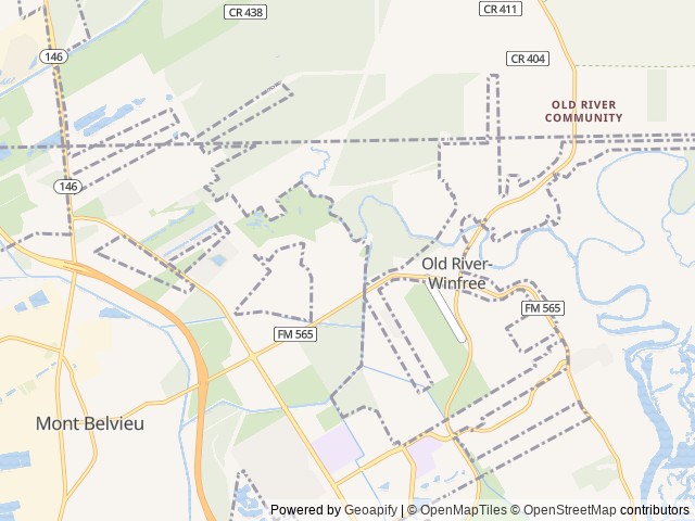 Map for 2022 Thor Motor Coach Magnitude BH31 near Mont Belvieu, TX