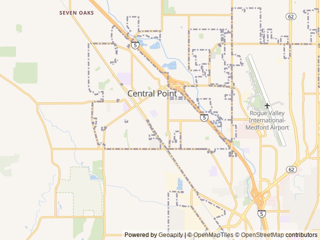 Map for 2021 Forest River RV Vibe 22RB near Central Point, OR