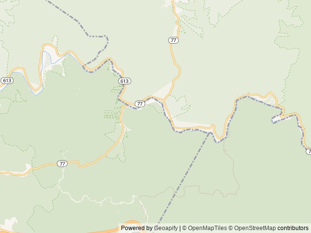 Map of The Whippoorwill's Nest Glamping Tent location at Slade, KY, United States