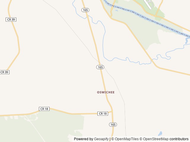 Map of Cedar Trail RV Park location at Fort Mitchell, AL, United States