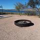 Frazier Campground fire pit.