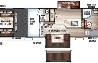 2019 Forest River RV Cherokee Wolf Pack 325PACK13