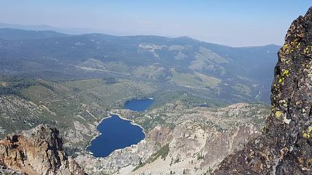 View from Sierra Buttes near Berger Campground