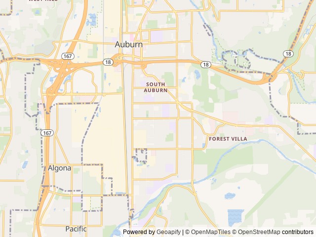 Map for “The Cozy Nook Pet friendly RV Rental”. near Auburn, WA