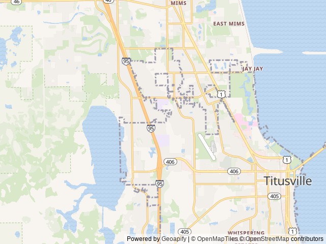 Map for 2016 Venture RV Sonic SN170VRD near Titusville, FL