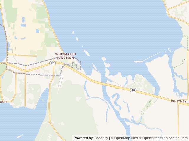 Map of Swinomish Casino and Lodge location at Anacortes, WA, United States