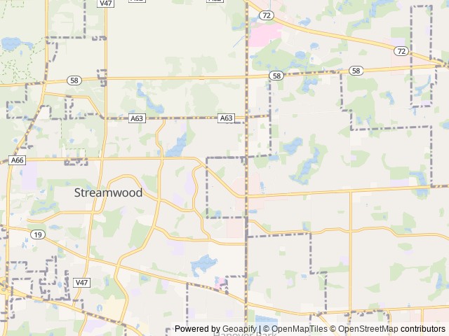 Map for 2019 nuCamp teardrop  T@G XL Boondock near Schaumburg, IL