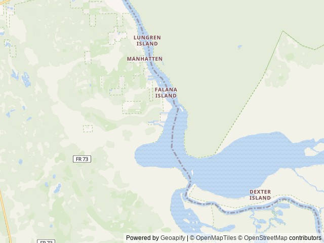 Map of Astor Landing Campground and Marina location at Astor, FL, United States