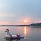 Sunset at over Oologah Lake. View from Blue Creek Campground 4