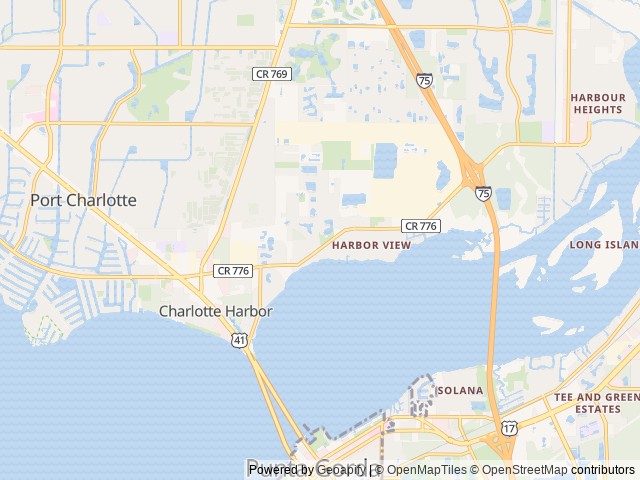Map of Harbor View MHC location at Punta Gorda, FL, United States