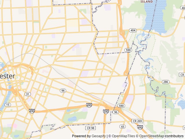 Map for Itasca Viva 23L — European Chic on Wheels near Rochester, NY