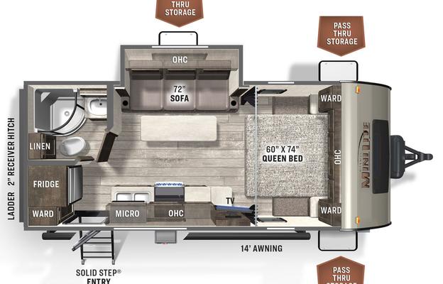 2021 Forest River RV Rockwood Mini Lite 2109S