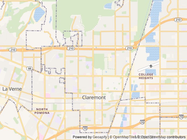 Map for 2017 Winnebago View 24J near Claremont, CA