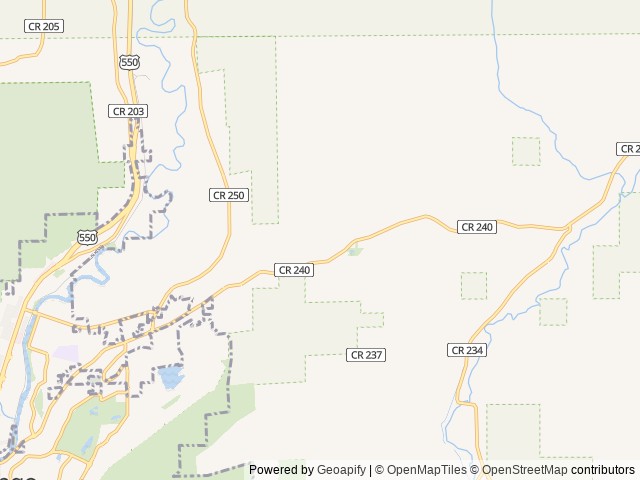 Map for Glamping in an easy-to-use and tow Airstream! near Durango, CO