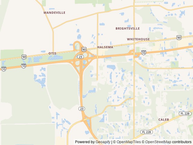 Map of First Coast RV Community location at Jacksonville, FL, United States