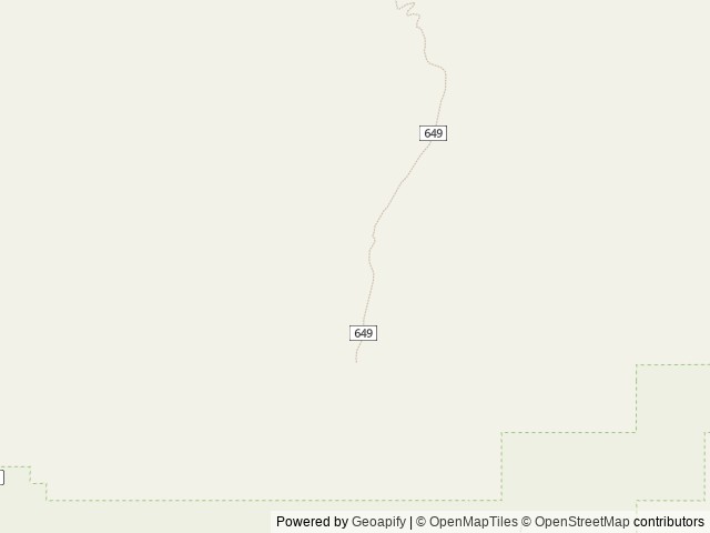 Map of Liz Butte Cabin location at Kooskia, ID, United States