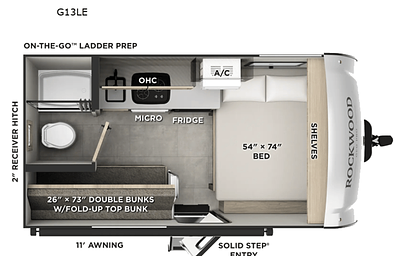 2026 Forest River RV Rockwood GEO Pro G13LE
