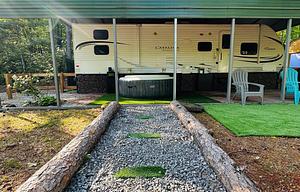 River Wolf Retreat (Stationary Camper)
