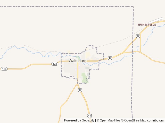 Map for Spacious 2021 Coleman bunkhouse near Waitsburg, WA