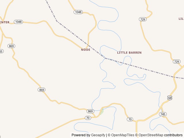Map of Barren River Magic location at Center, KY, United States