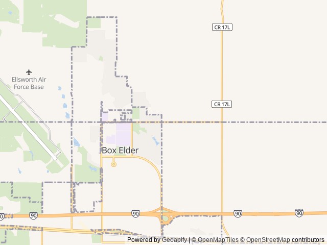 Map for 32' Jayflight Bunkhouse 32BHTS. DELIVERY ONLY near Box Elder, SD
