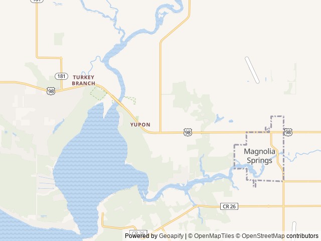 Map of Camellia RV Park location at Foley, AL, United States