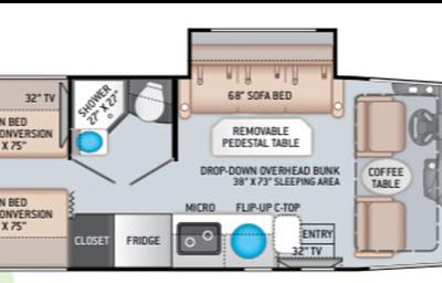 2022 Thor Motor Coach Vegas 24.1 Sleeps 6!