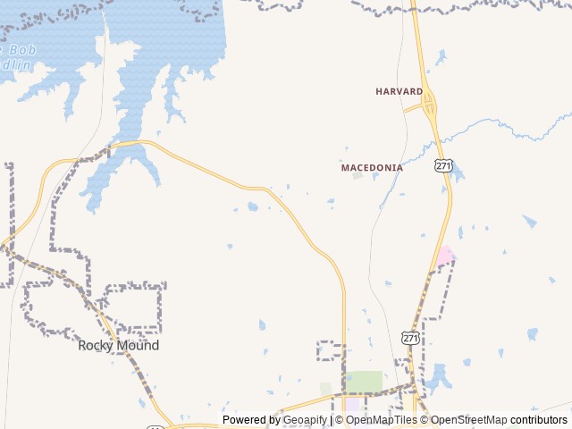Map of Pittsburg RV Park & Resort location at Pittsburg, TX, United States