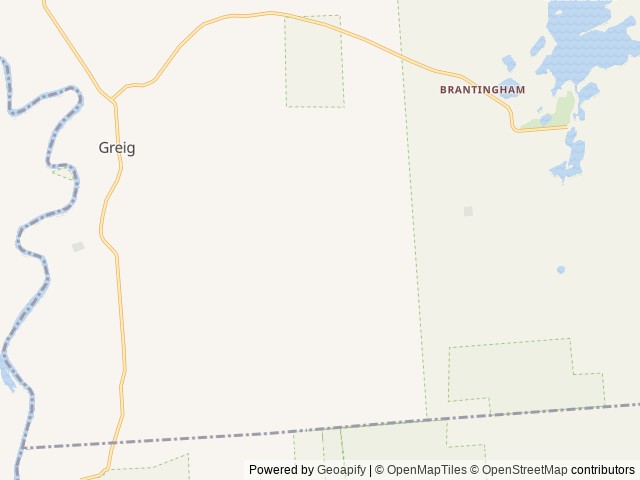 Map of Singing Waters Campground location at Greig, NY, United States