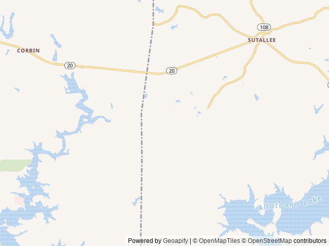 Map for 2007 Monaco Knight 38 PFT near White, GA