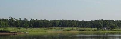 Virgil Point from the lake