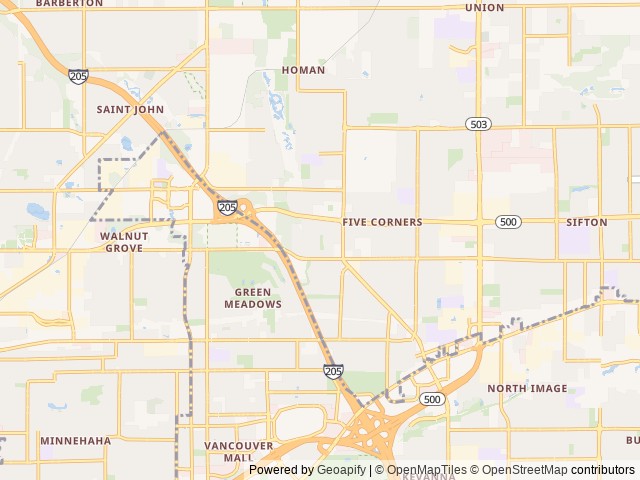 Map for 2023 Dutchmen RV Coleman 17B near Vancouver, WA