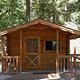 one of the cabins at Fishermen's Bend