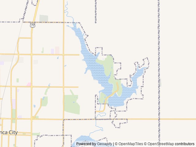 Map for 2017 Keystone Bullet  – Spacious & Family-Friendly near Ponca City, KS