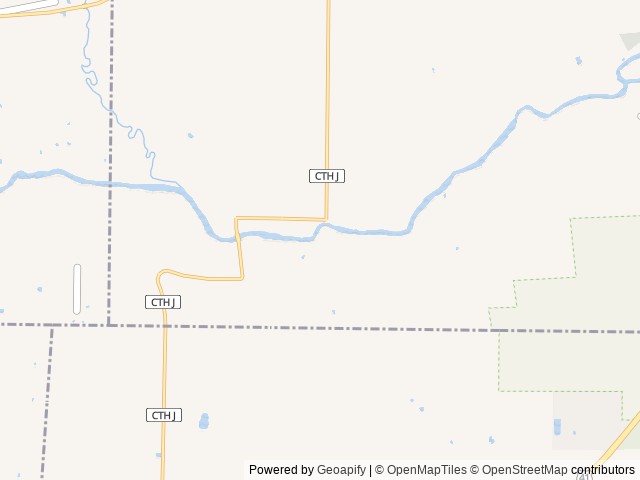 Map for The Rolling Retreat near Oconto, WI